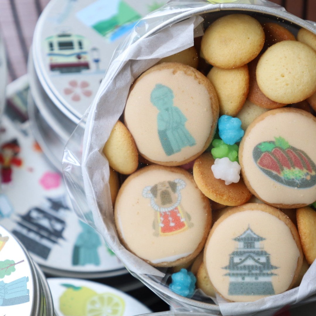 高知クッキー缶