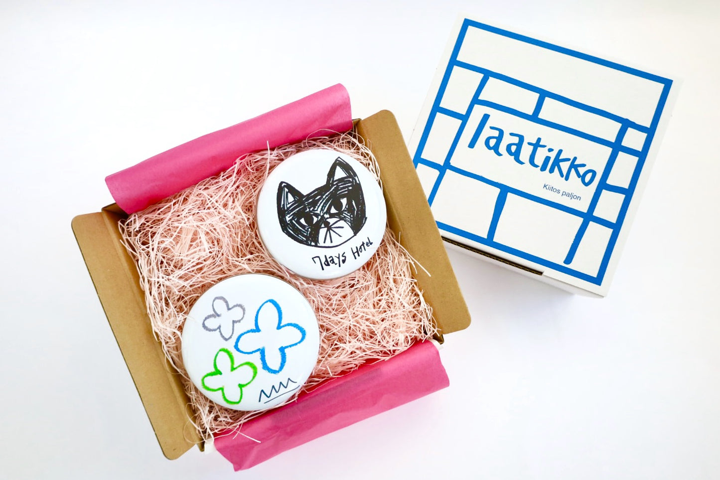 7days hotel × 松林誠 黒猫クッキー缶