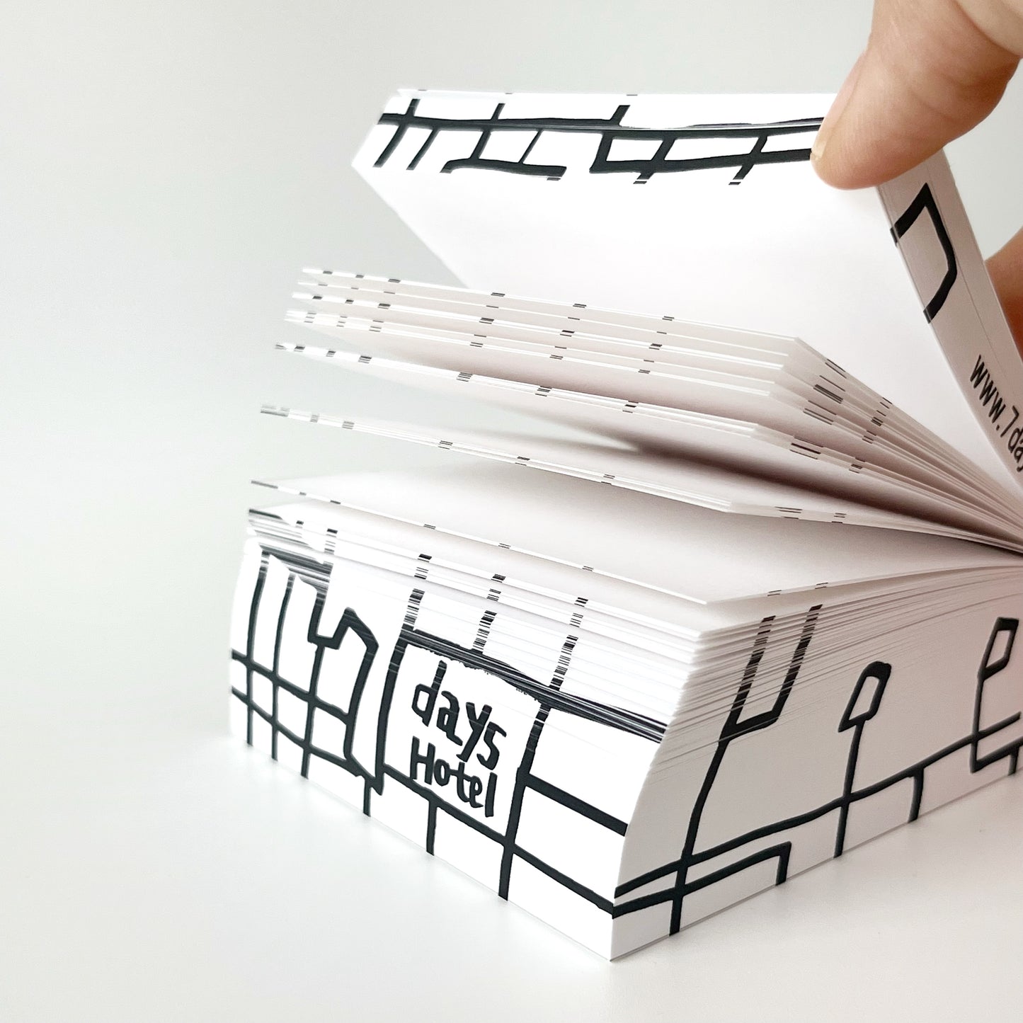 7days hotel オリジナル メモブロック